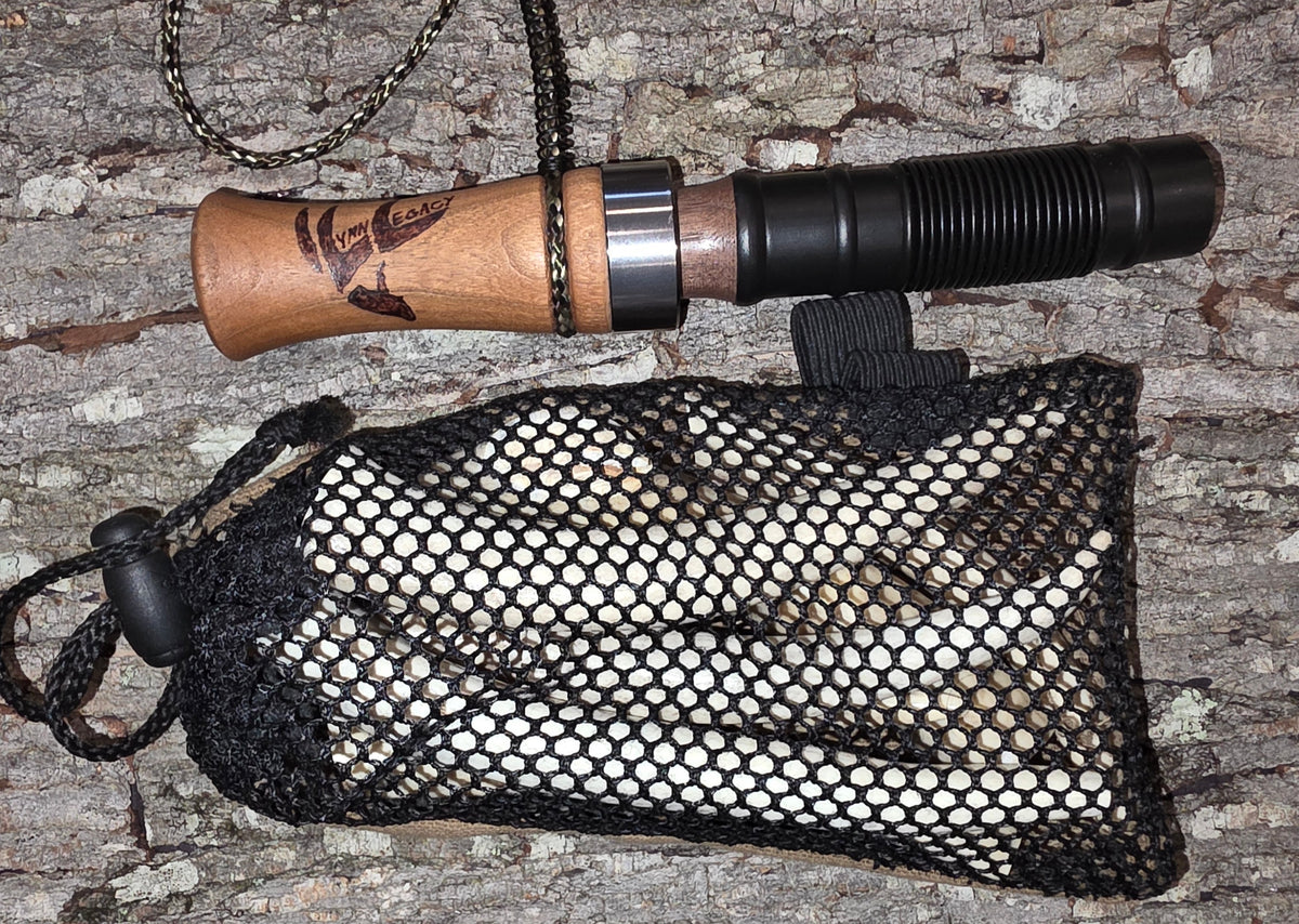 Big buck rattle bag and maple grunter with metal tone board