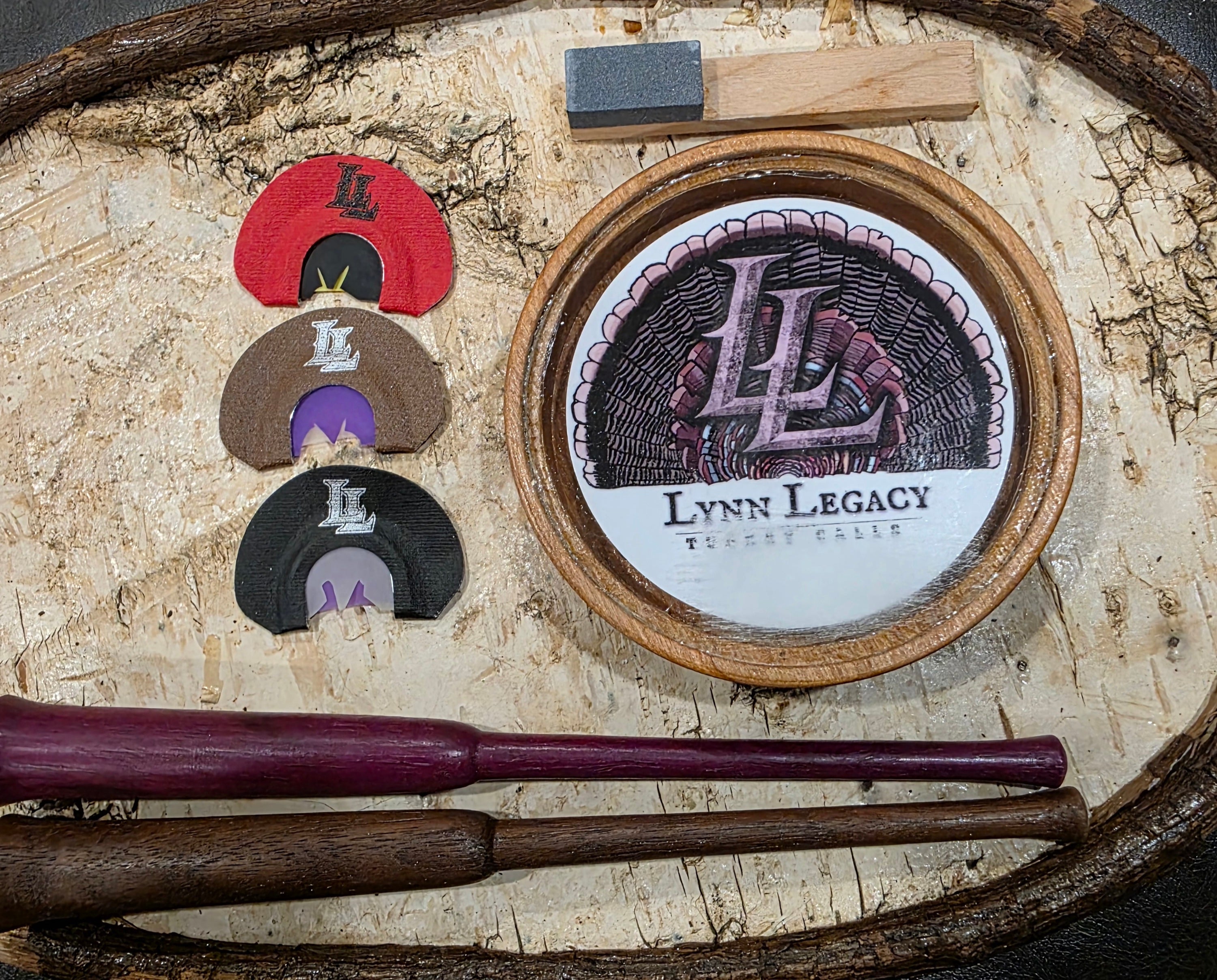 Freya, Venus, Demeter trio with Lynn Legacy glass over glass cherry pot call combo